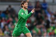19 June 2023; Jeff Hendrick of Republic of Ireland comes on as a substitute during the UEFA EURO 2024 Championship qualifying group B match between Republic of Ireland and Gibraltar at the Aviva Stadium in Dublin. Photo by Stephen McCarthy/Sportsfile