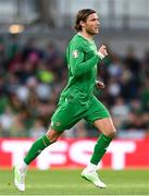19 June 2023; Jeff Hendrick of Republic of Ireland comes on as a substitute during the UEFA EURO 2024 Championship qualifying group B match between Republic of Ireland and Gibraltar at the Aviva Stadium in Dublin. Photo by Stephen McCarthy/Sportsfile