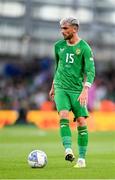 19 June 2023; Troy Parrott of Republic of Ireland during the UEFA EURO 2024 Championship qualifying group B match between Republic of Ireland and Gibraltar at the Aviva Stadium in Dublin. Photo by Seb Daly/Sportsfile