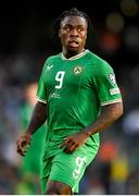 19 June 2023; Michael Obafemi of Republic of Ireland during the UEFA EURO 2024 Championship qualifying group B match between Republic of Ireland and Gibraltar at the Aviva Stadium in Dublin. Photo by Seb Daly/Sportsfile