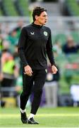 19 June 2023; Republic of Ireland coach Keith Andrews before the UEFA EURO 2024 Championship qualifying group B match between Republic of Ireland and Gibraltar at the Aviva Stadium in Dublin. Photo by Seb Daly/Sportsfile