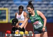 20 June 2023; Michaela Walsh of Ireland before competing in the shot putt at the Silesian Stadium during the European Games 2023 in Chorzow, Poland. Photo by David Fitzgerald/Sportsfile