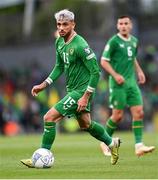 19 June 2023; Troy Parrott of Republic of Ireland during the UEFA EURO 2024 Championship qualifying group B match between Republic of Ireland and Gibraltar at the Aviva Stadium in Dublin. Photo by Stephen McCarthy/Sportsfile