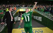19 June 2023; James McClean of Republic of Ireland after the UEFA EURO 2024 Championship qualifying group B match between Republic of Ireland and Gibraltar at the Aviva Stadium in Dublin. Photo by Stephen McCarthy/Sportsfile