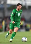 19 June 2023; Mikey Johnston of Republic of Ireland during the UEFA EURO 2024 Championship qualifying group B match between Republic of Ireland and Gibraltar at the Aviva Stadium in Dublin. Photo by Stephen McCarthy/Sportsfile