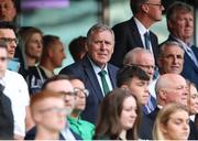 19 June 2023; Chairman of the FAI international and high performance committee Packie Bonner before the UEFA EURO 2024 Championship qualifying group B match between Republic of Ireland and Gibraltar at the Aviva Stadium in Dublin. Photo by Michael P Ryan/Sportsfile