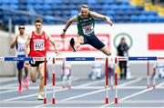 21 June 2023; Thomas Barr of Ireland in action in the 400m hurdles at the Silesian Stadium during the European Games 2023 in Chorzow, Poland. Photo by David Fitzgerald/Sportsfile