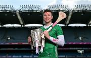 21 June 2023; All-Ireland winning captain and eir ambassador, Declan Hannon of Limerick, at the launch of eir’s new Poc Tapa Challenge, as part of their official sponsorship of the GAA Hurling All-Ireland Senior Championship. eir’s Poc Tapa challenge will see the fastest team in the country win €5,000 for their club and a chance to play on the hallowed pitch of Croke Park in Dublin.  Photo by Brendan Moran/Sportsfile