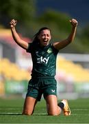 21 June 2023; Katie McCabe during a Republic of Ireland women training session at Tallaght Stadium in Dublin. Photo by Stephen McCarthy/Sportsfile