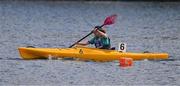 21 June 2023; Team Ireland's Michelle O'Keane, a member of Galway Kayaking, from Galway, Galway, during the Kayaking on day five of the World Special Olympic Games 2023 at the Grünau regatta course in Berlin, Germany.  Photo by Ray McManus/Sportsfile
