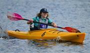 21 June 2023; Team Ireland's Michelle O'Keane, a member of Galway Kayaking, from Galway, Galway, during the Kayaking on day five of the World Special Olympic Games 2023 at the Grünau regatta course in Berlin, Germany.  Photo by Ray McManus/Sportsfile