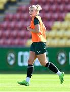 21 June 2023; Saoirse Noonan during a Republic of Ireland women training session at Tallaght Stadium in Dublin. Photo by Stephen McCarthy/Sportsfile