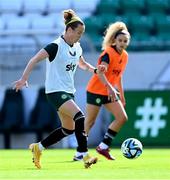 21 June 2023; Claire O'Riordan during a Republic of Ireland women training session at Tallaght Stadium in Dublin. Photo by Stephen McCarthy/Sportsfile