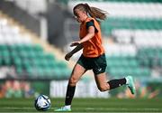21 June 2023; Abbie Larkin during a Republic of Ireland women training session at Tallaght Stadium in Dublin. Photo by Stephen McCarthy/Sportsfile