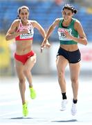 22 June 2023; Sophie O'Sullivan of Ireland, right, on her way to winning the womens 1500m at the Silesian Stadium during the European Games 2023 in Chorzow, Poland. Photo by David Fitzgerald/Sportsfile