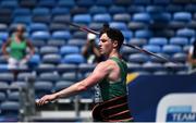 22 June 2023; Conor Cusack of Ireland in action in the javelin at the Silesian Stadium during the European Games 2023 in Chorzow, Poland. Photo by David Fitzgerald/Sportsfile