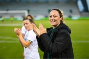 22 June 2023; Megan Campbell of Republic of Ireland after the women's international friendly match between Republic of Ireland and Zambia at Tallaght Stadium in Dublin. Photo by Stephen McCarthy/Sportsfile