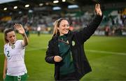 22 June 2023; Megan Campbell of Republic of Ireland after the women's international friendly match between Republic of Ireland and Zambia at Tallaght Stadium in Dublin. Photo by Stephen McCarthy/Sportsfile