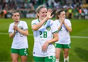 22 June 2023; Erin McLaughlin of Republic of Ireland after the women's international friendly match between Republic of Ireland and Zambia at Tallaght Stadium in Dublin. Photo by Stephen McCarthy/Sportsfile