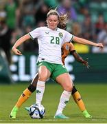 22 June 2023; Erin McLaughlin of Republic of Ireland during the women's international friendly match between Republic of Ireland and Zambia at Tallaght Stadium in Dublin. Photo by Brendan Moran/Sportsfile