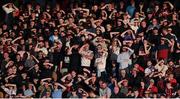 23 June 2023; Bohemians supporters during the SSE Airtricity Men's Premier Division match between Bohemians and Shamrock Rovers at Dalymount Park in Dublin. Photo by Seb Daly/Sportsfile