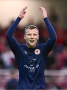 23 June 2023; Jamie Lennon of St Patrick's Athletic after his side's victory in the SSE Airtricity Men's Premier Division match between St Patrick's Athletic and Shelbourne at Richmond Park in Dublin. Photo by Harry Murphy/Sportsfile