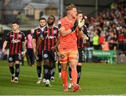 23 June 2023; Bohemians goalkeeper James Talbot before the SSE Airtricity Men's Premier Division match between Bohemians and Shamrock Rovers at Dalymount Park in Dublin. Photo by Seb Daly/Sportsfile