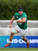 24 June 2023; Ruadhan Quinn of Ireland on the attack during the U20 Rugby World Cup match between England and Ireland at Paarl Gymnasium in Paarl, South Africa. Photo by Shaun Roy/Sportsfile