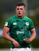 24 June 2023; Ireland captain Gus McCarthy during the U20 Rugby World Cup match between England and Ireland at Paarl Gymnasium in Paarl, South Africa. Photo by Shaun Roy/Sportsfile