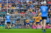 24 June 2023; Tony Kelly of Clare, 11, scores a goal in the third minute during the GAA Hurling All-Ireland Senior Championship Quarter Final match between Clare and Dublin at TUS Gaelic Grounds in Limerick. Photo by Ray McManus/Sportsfile