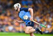 24 June 2023; Darragh Power of Dublin celebrates scoring a goal in the 18th minute during the GAA Hurling All-Ireland Senior Championship Quarter Final match between Clare and Dublin at TUS Gaelic Grounds in Limerick. Photo by Ray McManus/Sportsfile