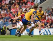 24 June 2023; Tommy Walsh of Cork on is way to scoring a point during the GAA Football All-Ireland Senior Championship Preliminary Quarter Final match between Cork and Roscommon at Páirc Uí Chaoimh in Cork. Photo by Tom Beary/Sportsfile