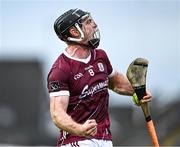 24 June 2023; Seán Linnane of Galway celebrates after his side's victory in the GAA Hurling All-Ireland Senior Championship Quarter Final match between Galway and Tipperary at TUS Gaelic Grounds in Limerick. Photo by Piaras Ó Mídheach/Sportsfile