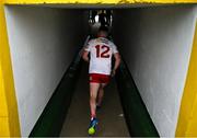 24 June 2023; Ruairi Canavan of Tyrone leaves the pitch after the GAA Football All-Ireland Senior Championship Preliminary Quarter Final match between Donegal and Tyrone at MacCumhaill Park in Ballybofey, Donegal. Photo by Brendan Moran/Sportsfile