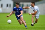 24 June 2023; Dessie Ward of Monaghan in action against Ben McCormack of Kildare during the GAA Football All-Ireland Senior Championship Preliminary Quarter Final match between Kildare and Monaghan at Glenisk O'Connor Park in Tullamore, Offaly. Photo by Seb Daly/Sportsfile