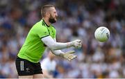 24 June 2023; Kildare goalkeeper Mark Donnellan during the GAA Football All-Ireland Senior Championship Preliminary Quarter Final match between Kildare and Monaghan at Glenisk O'Connor Park in Tullamore, Offaly. Photo by Seb Daly/Sportsfile