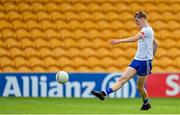 24 June 2023; Matthew Carolan of Monaghan during the Electric Ireland GAA All-Ireland Football Minor Championship Semi-Final match between Kerry and Monaghan at Glenisk O'Connor Park in Tullamore, Offaly. Photo by Seb Daly/Sportsfile