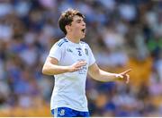 24 June 2023; Donnachadh Connolly of Monaghan during the Electric Ireland GAA All-Ireland Football Minor Championship Semi-Final match between Kerry and Monaghan at Glenisk O'Connor Park in Tullamore, Offaly. Photo by Seb Daly/Sportsfile
