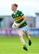 24 June 2023; Gearóid Evans of Kerry during the Electric Ireland GAA All-Ireland Football Minor Championship Semi-Final match between Kerry and Monaghan at Glenisk O'Connor Park in Tullamore, Offaly. Photo by Seb Daly/Sportsfile