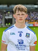24 June 2023; Matthew Carolan of Monaghan before the Electric Ireland GAA All-Ireland Football Minor Championship Semi-Final match between Kerry and Monaghan at Glenisk O'Connor Park in Tullamore, Offaly. Photo by Seb Daly/Sportsfile
