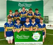 25 June 2023; The Castleknock boys rounders team at the John West Féile Peil na nÓg at Connacht GAA Centre of Excellence in Bekan, Mayo. Photo by Stephen Marken/Sportsfile
