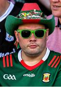 25 June 2023; A Mayo supporter during the GAA Football All-Ireland Senior Championship Preliminary Quarter Final match between Galway and Mayo at Pearse Stadium in Galway. Photo by Brendan Moran/Sportsfile