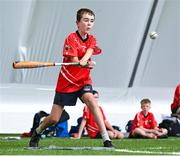 25 June 2023; Action from Glynn Barntown against Sean O'Chongaile's during the John West Féile Peil na nÓg at Connacht GAA Centre of Excellence in Bekan, Mayo. Photo by Stephen Marken/Sportsfile