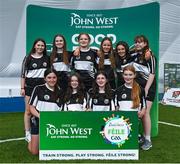 25 June 2023; The Fenagh rounders squad during the John West Féile Peil na nÓg at Connacht GAA Centre of Excellence in Bekan, Mayo. Photo by Stephen Marken/Sportsfile
