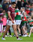 25 June 2023;Cillian McDaid of Galway after his side's defeat in the GAA Football All-Ireland Senior Championship Preliminary Quarter Final match between Galway and Mayo at Pearse Stadium in Galway. Photo by Brendan Moran/Sportsfile