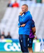 25 June 2023; Laois manager Billy Sheehan during the Tailteann Cup Semi Final match between Down and Laois at Croke Park in Dublin. Photo by Michael P Ryan/Sportsfile