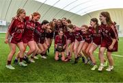 25 June 2023; Athenry players celebrate after their side's victory in the rounders final at the John West Féile Peil na nÓg at Connacht GAA Centre of Excellence in Bekan, Mayo. Photo by Stephen Marken/Sportsfile