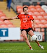25 June 2023; Aimee Mackin of Armagh during the TG4 Ladies Football All-Ireland Championship match between Armagh and Mayo at BOX-IT Athletic Grounds in Armagh. Photo by Sam Barnes/Sportsfile