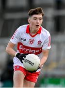 25 June 2023; John Boyle of Derry during the Electric Ireland GAA Football All-Ireland Minor Championship Semi Final match between Dublin and Derry at Box-It Athletic Grounds in Armagh. Photo by Sam Barnes/Sportsfile