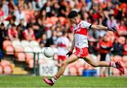 25 June 2023; Ger Dillon of Derry during the Electric Ireland GAA Football All-Ireland Minor Championship Semi Final match between Dublin and Derry at Box-It Athletic Grounds in Armagh. Photo by Sam Barnes/Sportsfile